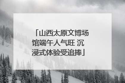 山西太原文博场馆端午人气旺 沉浸式体验受追捧